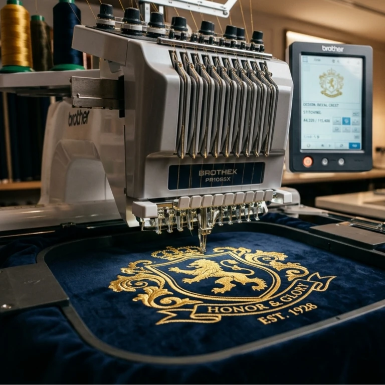 Gohder Bordados e Estamparia Digital DTF. Sua marca em cada ponto, sua essência em cada estampa. Bordados Computadorizados de alta precisão ao estado da arte em Estamparia Digital – DTF. Soluções premium para confecções e marcas com cores vibrantes, durabilidade industrial e entrega pontual.